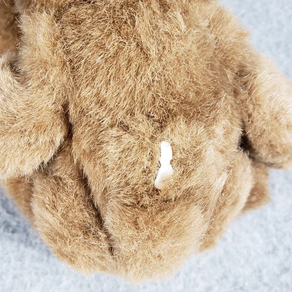 Rudolph The Red-Nosed Reindeer‎ Plush Red Bow Stuffed Animal Holiday 13